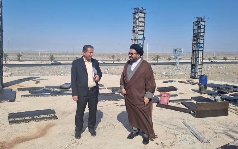 بازدید مدیرکل فرهنگ و ارشاد اسلامی جنوب کرمان از پروژه در حال احداث ساختمان اداره کل